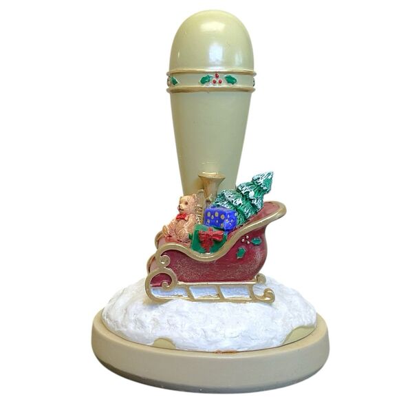 Vintage 1998 Brown Bag Cookie Art Cookie Stamp Sleigh Christmas #46 Retired - Picture 1 of 6